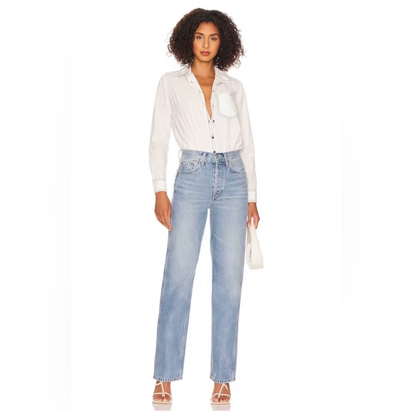 NWT Free People Power Move Long Sleeve Button-Up Bodysuit size XS - Picture 5 of 9